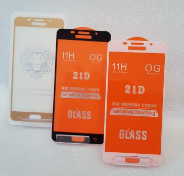 Защитное стекло 5d для Samsung Galaxy A5 2016/SM A510f белое