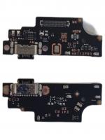 Шлейф для Xiaomi Poco M6 Pro 4G (2312FPCA6G) плата системный разъем/микрофон - Premium