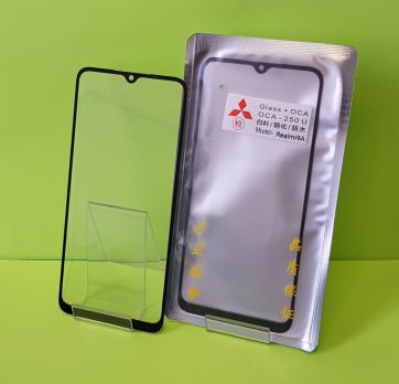 Стекло для переклейки Xiaomi Redmi 9A/Redmi 9C/Redmi 10A (m2006c3lg/m2006C3MNG/220233L2G) черное