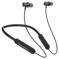 Беcпроводные наушники Bluetooth (вакуумные) с микрофоном Hoco ES70 черные (OR) 80 часов использовани