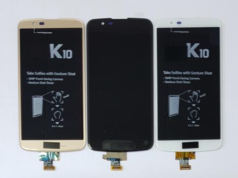 Дисплей с сенсором LG K10, K430ds, черный