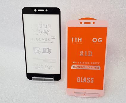 Защитное стекло 5d, для Xiaomi Redmi 4x, Redmi 5A, Redmi Go, mcg3b, черное