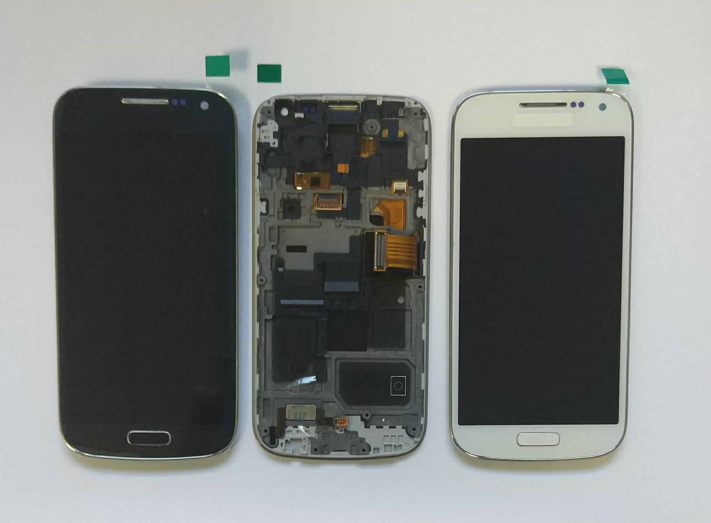 Дисплей с сенсором Samsung Galaxy S4 mini, GT i9190, белый, Amoled