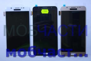 Дисплей Samsung Galaxy J7 2016, SM J710f, с сенсором белый, TFT