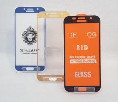 Защитное стекло 5d для Samsung Galaxy A7 2017/SM A720f черное