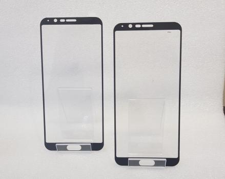 Защитное стекло 5d для Huawei View 10, (V-10), черное
