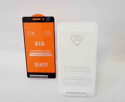 Защитное стекло 5d, для Xiaomi Redmi 4A, белое