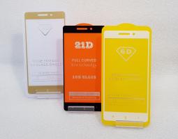 Защитное стекло 5d для Xiaomi Redmi 3/Redmi 3 Pro/Redmi 3s/Redmi 3x белое