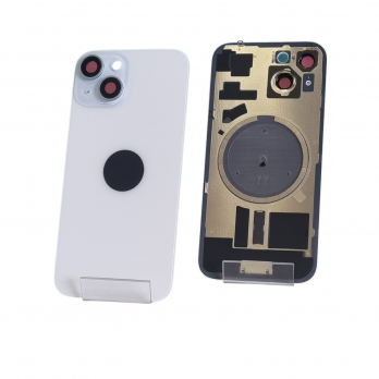 Задняя крышка iPhone 15 синяя (PREMIUM)