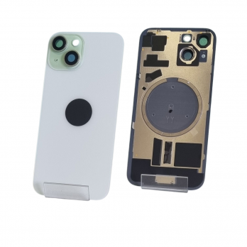 Задняя крышка iPhone 15 зеленая (PREMIUM)
