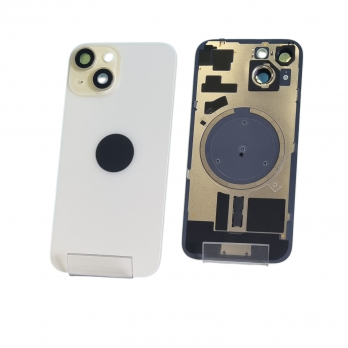 Задняя крышка iPhone 15 желтая (PREMIUM)
