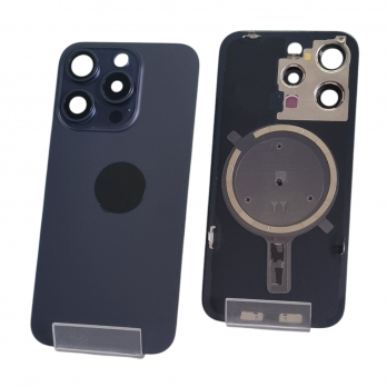 Задняя крышка iPhone 15 Pro синий титановый (PREMIUM)