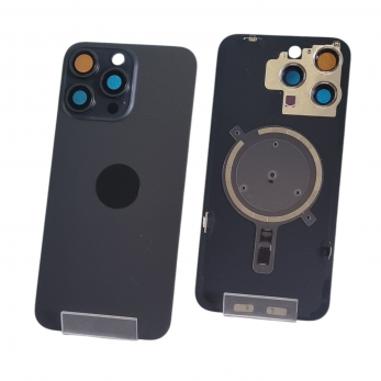 Задняя крышка iPhone 15 Pro Max черный титановый (PREMIUM)