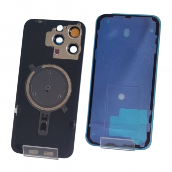 Задняя крышка iPhone 15 Pro Max черный титановый (PREMIUM)