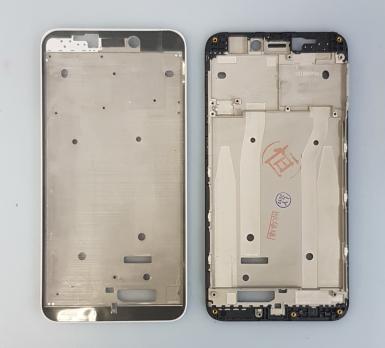 Рамка дисплея Xiaomi Redmi 4x серебро