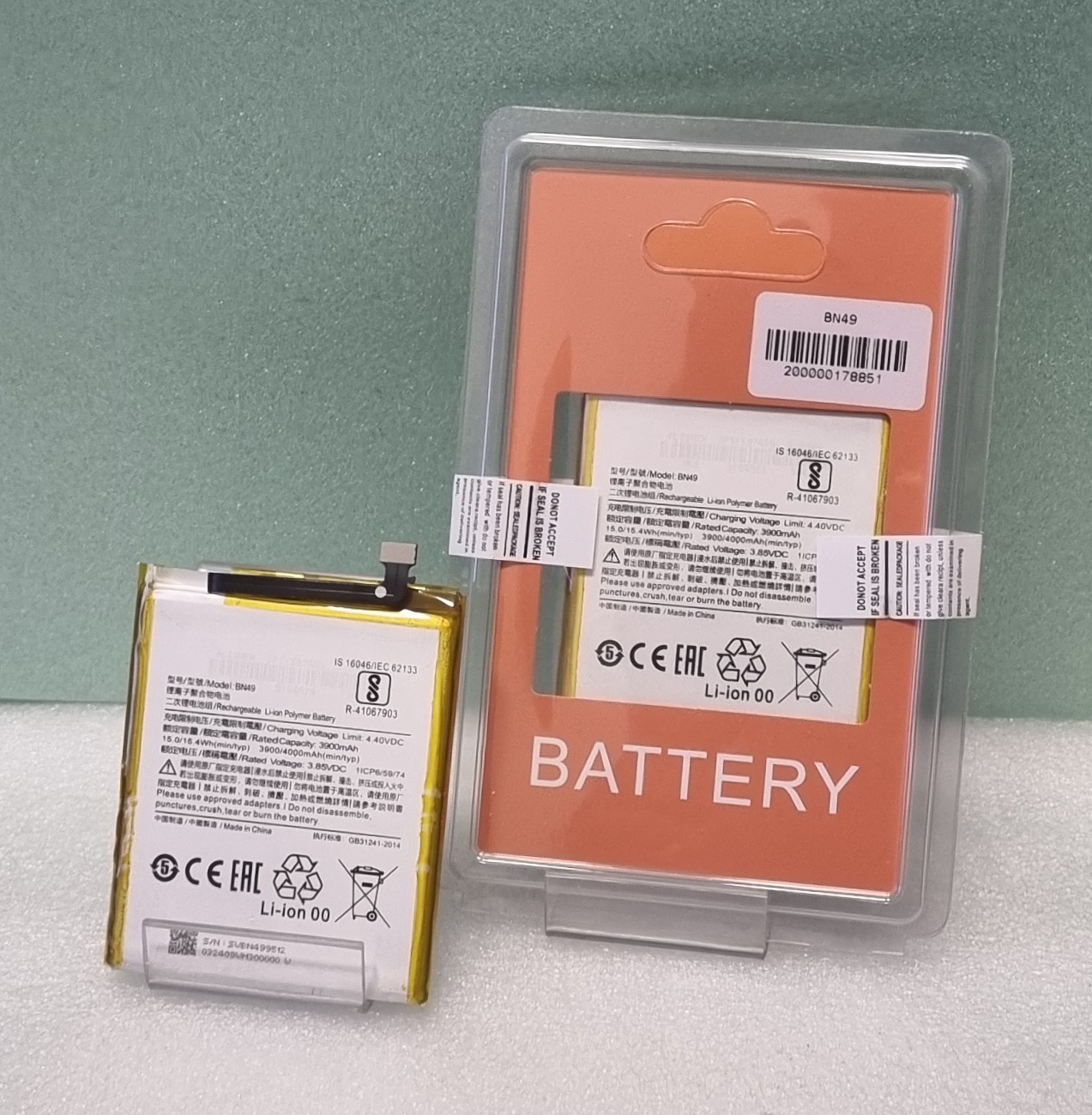 Аккумулятор для Xiaomi Redmi 7A (BN49) - 4000mAh купить в Москве,  Волгограде, Севастополе, Тамбове, Подольске | Мобчасти.рф