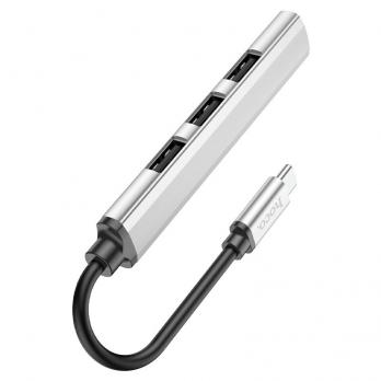 Хаб на 4 порта Type-C на 1 USB 3.0 + 3 USB 2.0