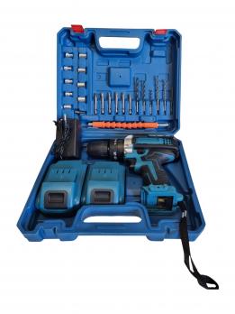 Шуруповерт аккумуляторный 2 АКБ 24 предмета