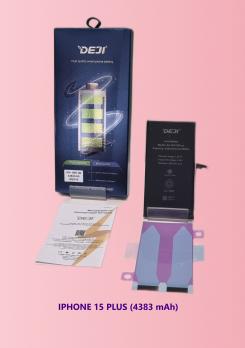 Аккумулятор DEJI для iPhone 15 Plus стандартной емкости Premium - 4383 mAh