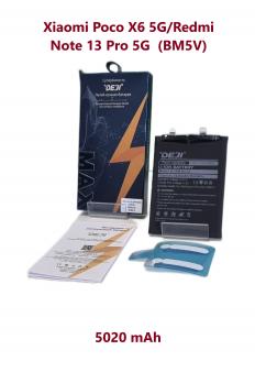 Аккумулятор DEJI для Xiaomi Poco X6 5G/Redmi Note 13 Pro 5G (BM5V) Premium - 5020mAh