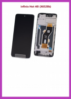 Дисплей для Infinix Hot 40i (X6528B) в сборе с рамкой (OR in-Cell)