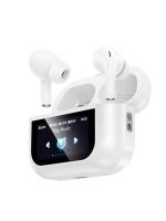 Беcпроводные наушники Bluetooth (вакуумные) Hoco EW88 белые (OR) с дисплеем