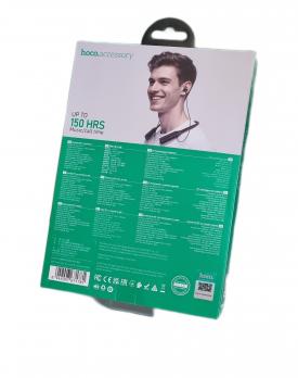 Беcпроводные наушники Bluetooth (вакуумные) с микрофоном Hoco ES62 Plus серые (OR) 150 часов использования