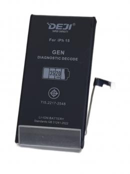 Аккумулятор DEJI для iPhone 15 увеличенной емкости (новая микросхема без ошибки) - 3520 mAh