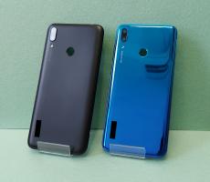 Задняя крышка Huawei Y7 2019 (DUB-LX1) синий