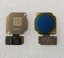 Шлейф Huawei P20 Lite (ANE-LX1) со сканером отпечатка пальца синий