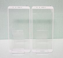 Защитное стекло 5d для Huawei Y9 2018 белое