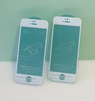 Защитное стекло 5d для Apple iphone 5/iphone 5C/iphone 5S белое