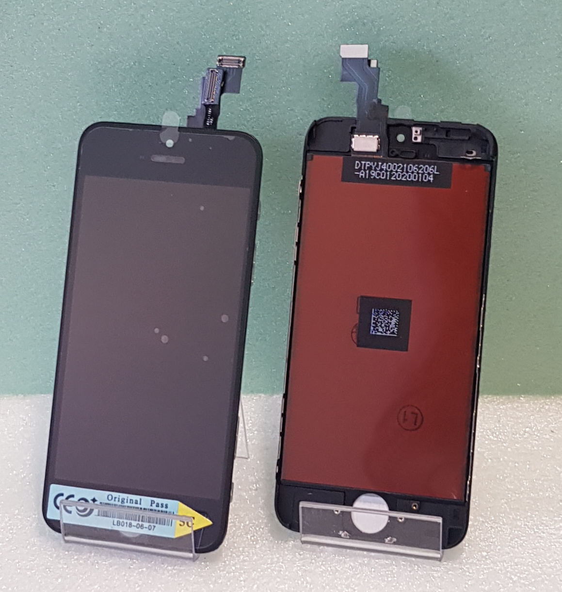 Дисплей для iPhone 5c в сборе с тачскрином черный (Premium)