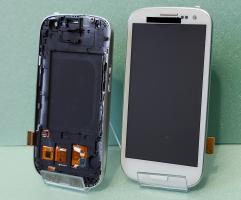 Дисплей Samsung Galaxy S3/GT i9300 с сенсором белый (In-Cell)