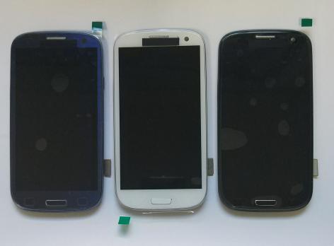 Дисплей с сенсором SAMSUNG Galaxy S3, GT i9300 белый, Amoled.