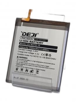 Аккумулятор DEJI для Samsung Galaxy Note 10 (N970F) (EB-BN970ABU) Premium - 3500 mAh