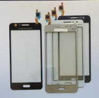Сенсорное стекло (тачскрин) Samsung Galaxy Grand Prime, SM G531F/H/DS, белый