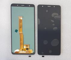 Дисплей Samsung Galaxy A7 2018/SM A750FN/DS с сенсором черный (OLED)