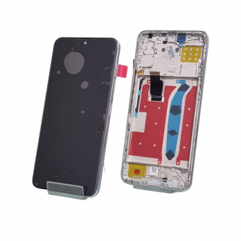 Дисплей Huawei Honor X8 (TFY-LX1) модуль в рамке серебро (OR ref in-Cell)