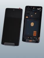 Дисплей для Samsung Galaxy S20 FE/S20 FE 5G (G780F/G781B) в сборе с рамкой черный (Full Oled)