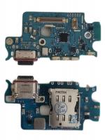 Шлейф для Samsung Galaxy S23 (S911B/EU version) плата системный разъем/разъем SIM/микрофон - Premium