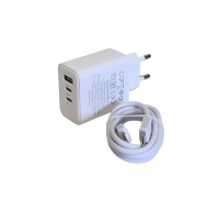 Сетевое зарядное устройство 2 Type-C + 1 USB 40W HOCO C126A (OR)
