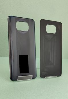 Задняя крышка Xiaomi Poco X3 (m2007j20cg) черная