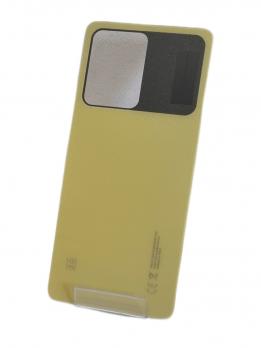 Задняя крышка Xiaomi Poco X5 Pro 5G (22101320G) желтая