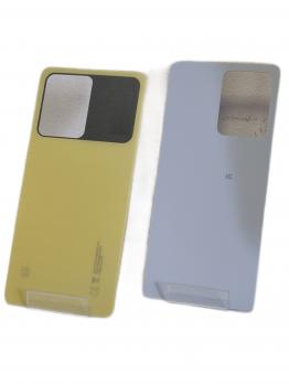 Задняя крышка Xiaomi Poco X5 Pro 5G (22101320G) желтая